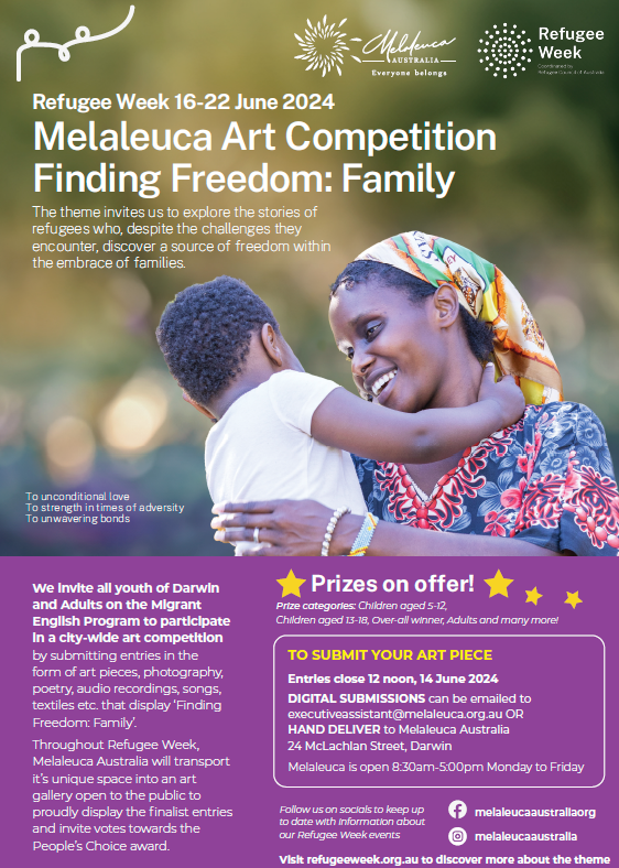 Refugee Week Melaleuca Australia